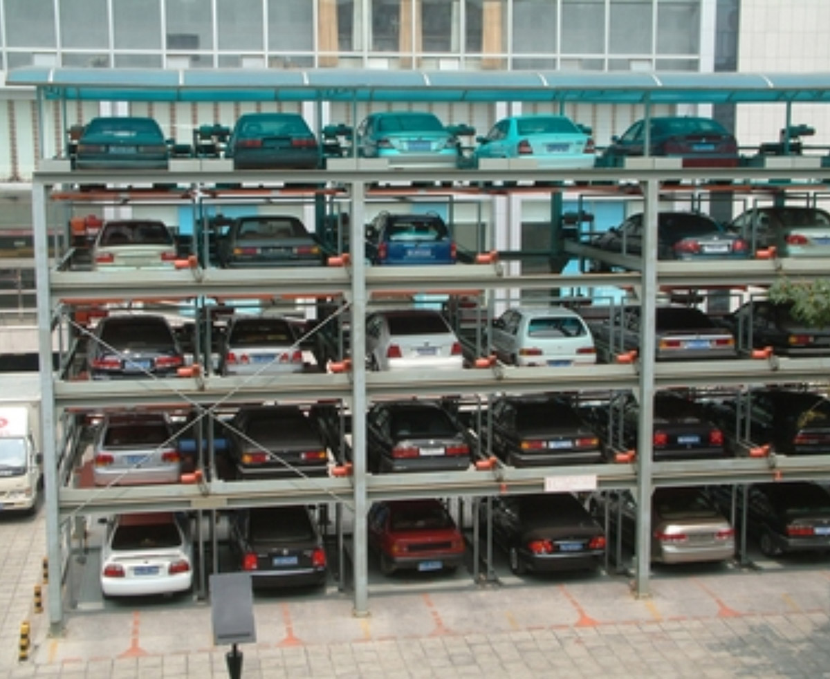 淮北机械停车位PSH5五层升降横移机械停车设备