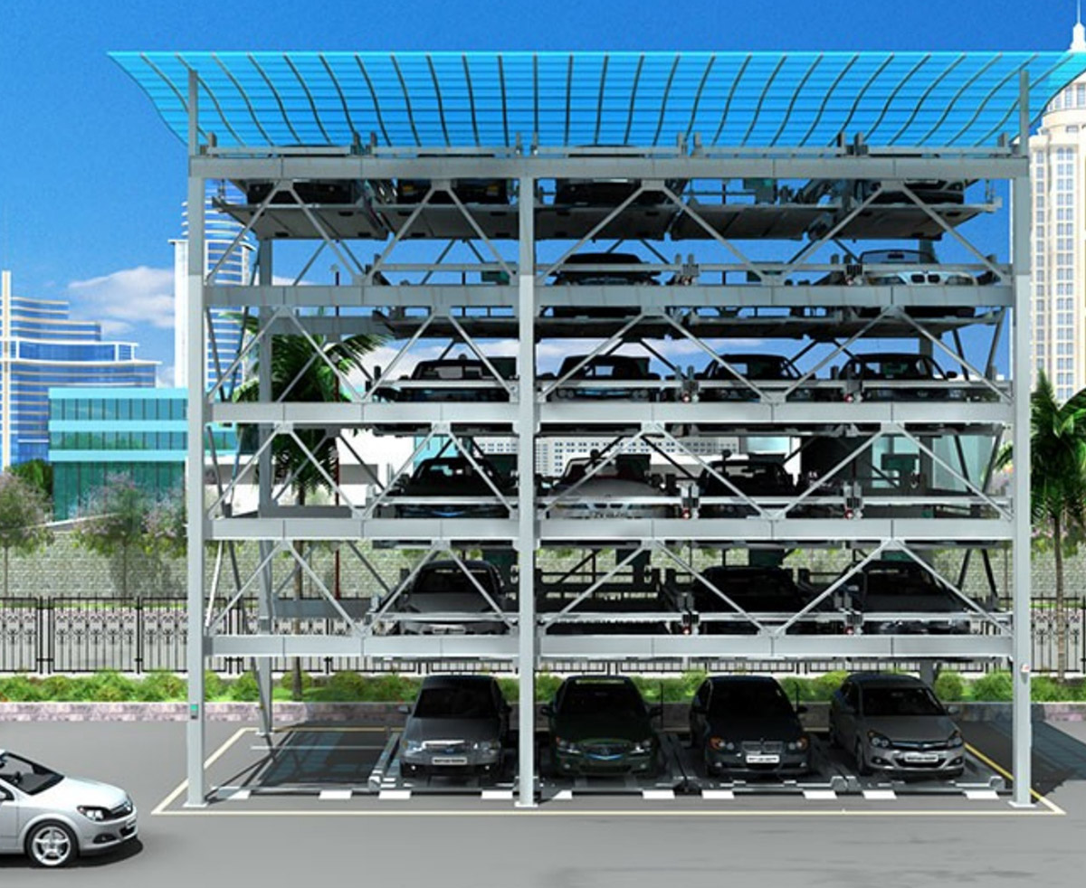 海城机械停车位PSH4-6四至六层升降横移机械自动车位